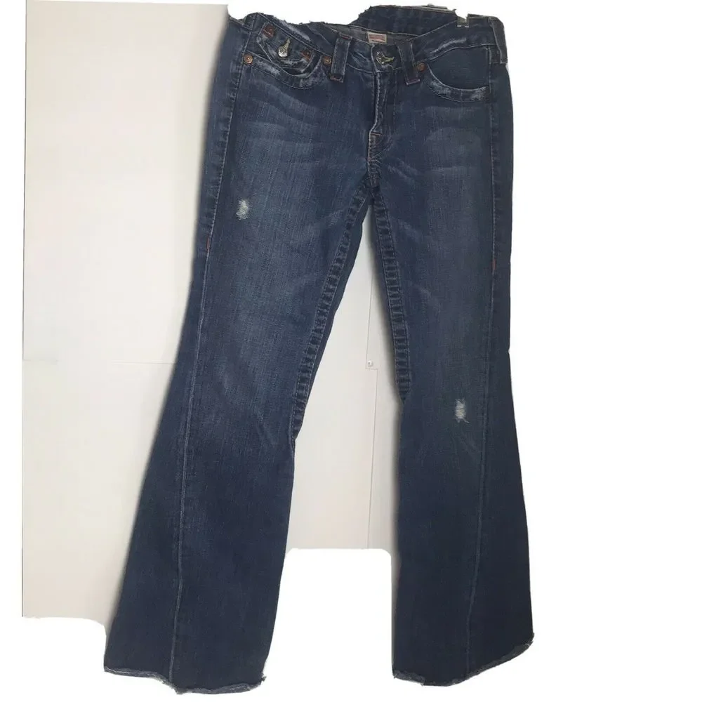 True Religion 100% Cotton Boot Cut Jeans - Picture 1 of 8
